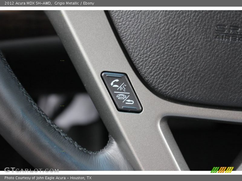 Grigio Metallic / Ebony 2012 Acura MDX SH-AWD