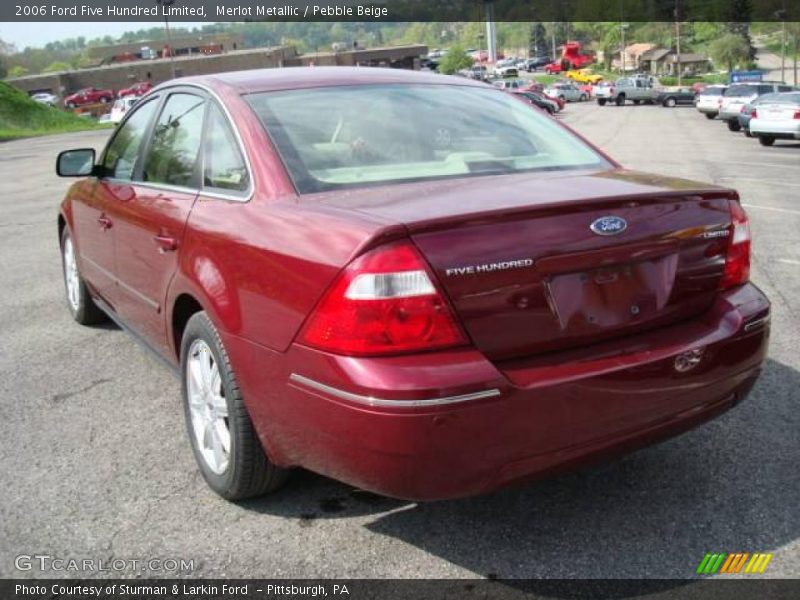 Merlot Metallic / Pebble Beige 2006 Ford Five Hundred Limited