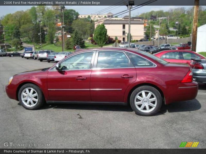 Merlot Metallic / Pebble Beige 2006 Ford Five Hundred Limited