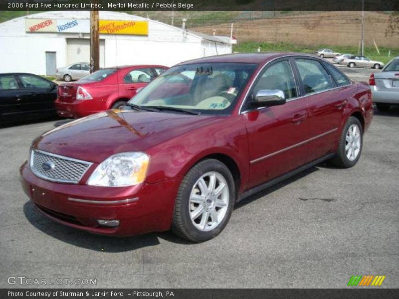 Merlot Metallic / Pebble Beige 2006 Ford Five Hundred Limited