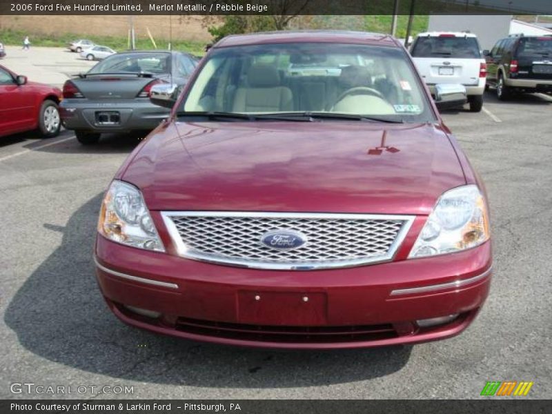 Merlot Metallic / Pebble Beige 2006 Ford Five Hundred Limited