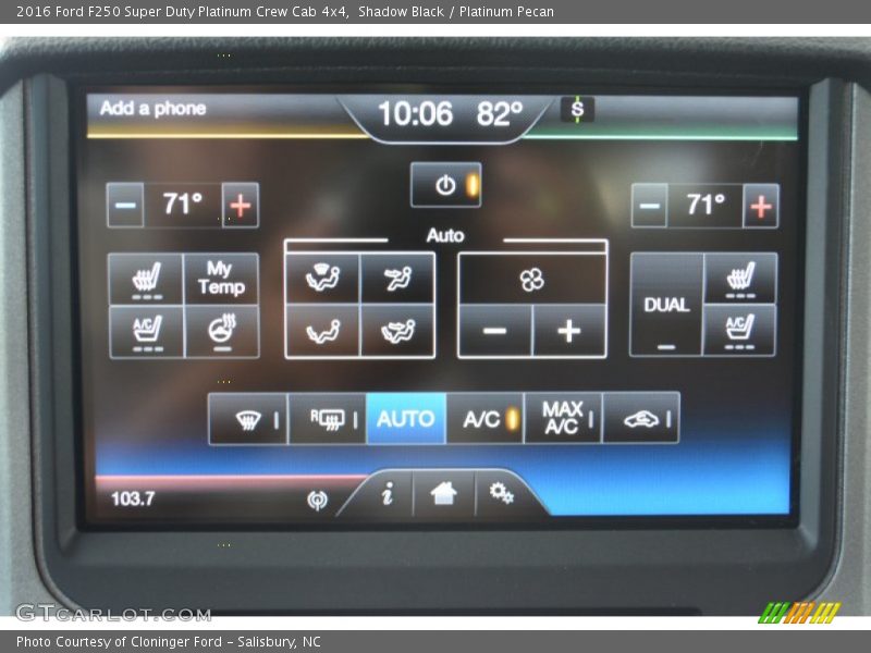 Shadow Black / Platinum Pecan 2016 Ford F250 Super Duty Platinum Crew Cab 4x4