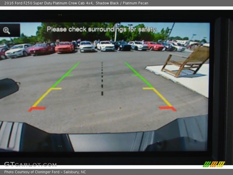 Shadow Black / Platinum Pecan 2016 Ford F250 Super Duty Platinum Crew Cab 4x4