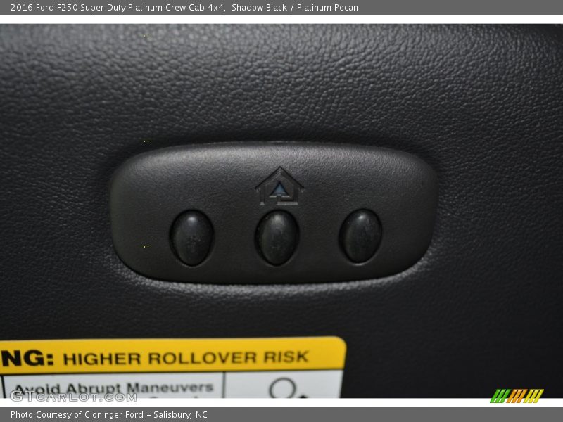 Shadow Black / Platinum Pecan 2016 Ford F250 Super Duty Platinum Crew Cab 4x4