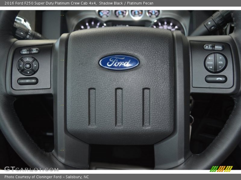Shadow Black / Platinum Pecan 2016 Ford F250 Super Duty Platinum Crew Cab 4x4
