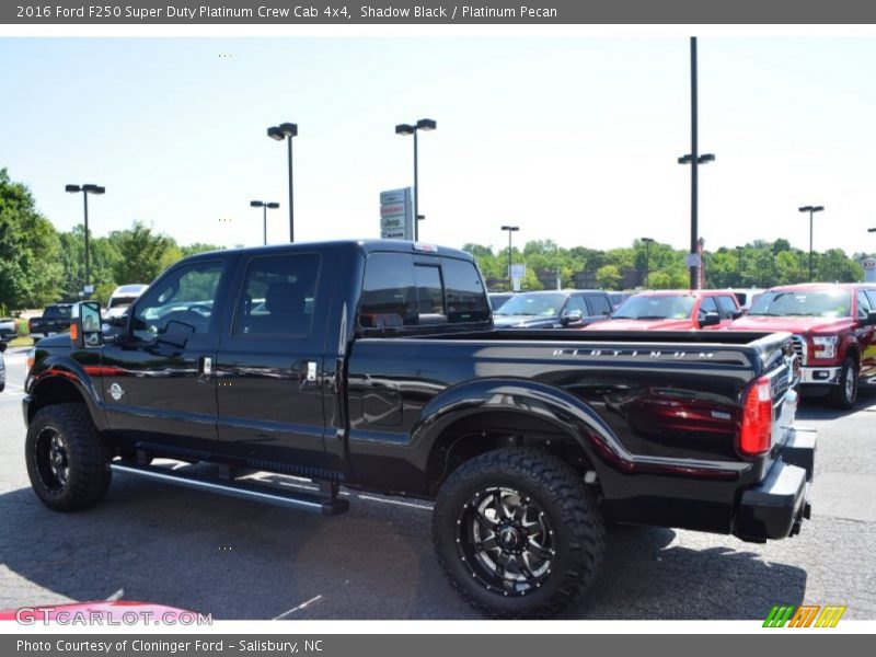 Shadow Black / Platinum Pecan 2016 Ford F250 Super Duty Platinum Crew Cab 4x4