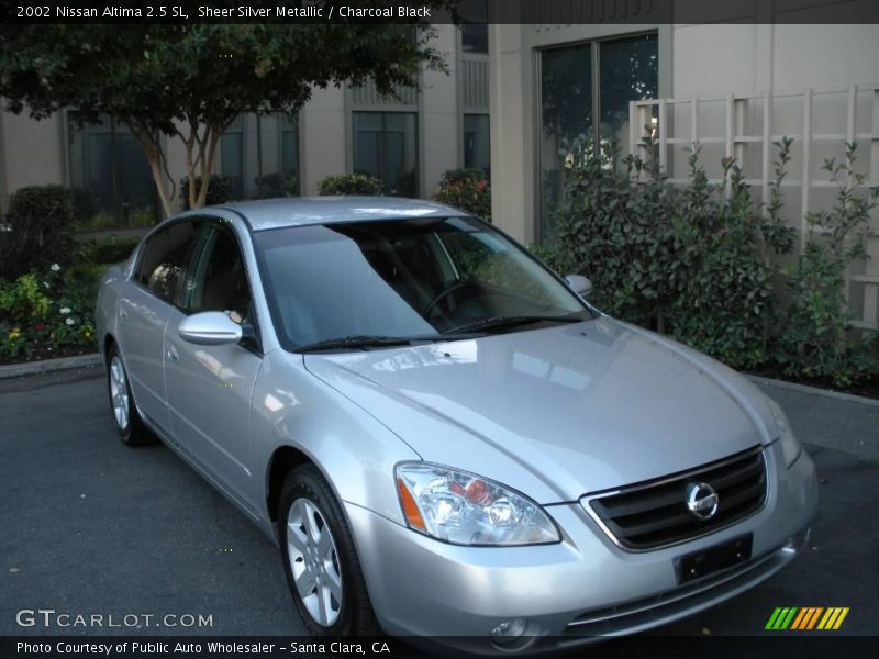 Sheer Silver Metallic / Charcoal Black 2002 Nissan Altima 2.5 SL