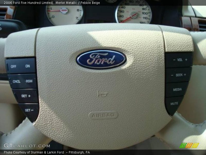 Merlot Metallic / Pebble Beige 2006 Ford Five Hundred Limited