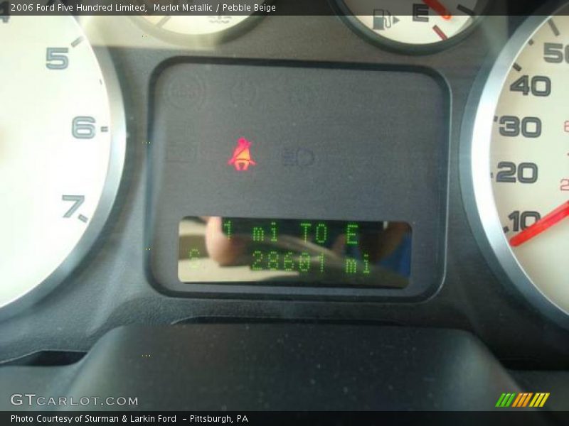Merlot Metallic / Pebble Beige 2006 Ford Five Hundred Limited
