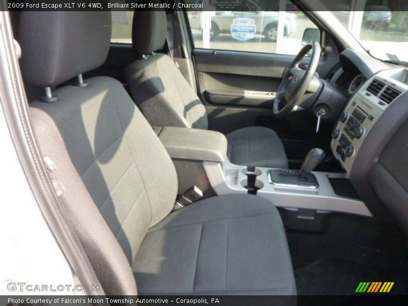 Brilliant Silver Metallic / Charcoal 2009 Ford Escape XLT V6 4WD