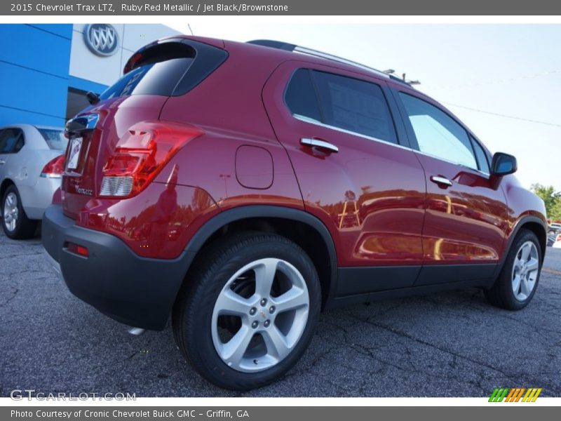 Ruby Red Metallic / Jet Black/Brownstone 2015 Chevrolet Trax LTZ