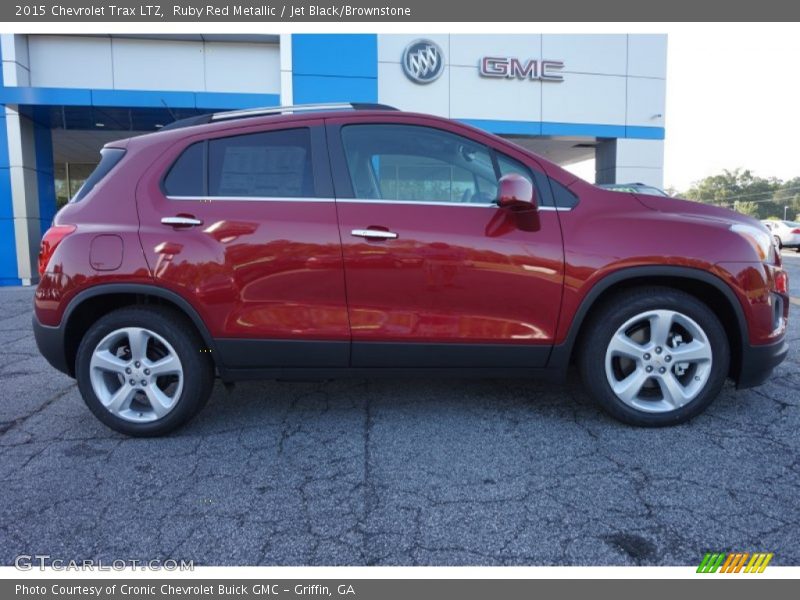 Ruby Red Metallic / Jet Black/Brownstone 2015 Chevrolet Trax LTZ