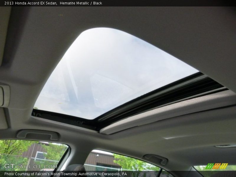 Hematite Metallic / Black 2013 Honda Accord EX Sedan