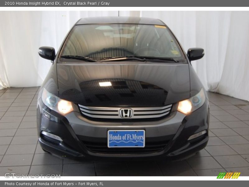 Crystal Black Pearl / Gray 2010 Honda Insight Hybrid EX