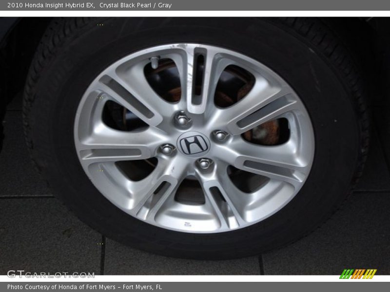 Crystal Black Pearl / Gray 2010 Honda Insight Hybrid EX