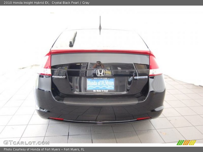 Crystal Black Pearl / Gray 2010 Honda Insight Hybrid EX