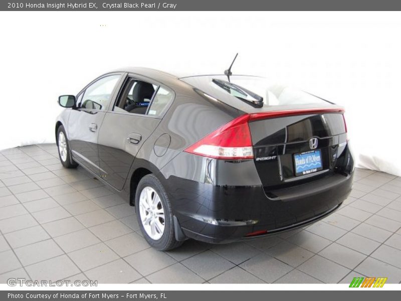 Crystal Black Pearl / Gray 2010 Honda Insight Hybrid EX