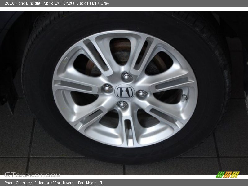 Crystal Black Pearl / Gray 2010 Honda Insight Hybrid EX