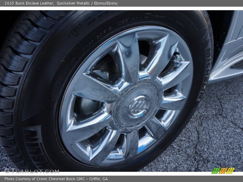 Quicksilver Metallic / Ebony/Ebony 2015 Buick Enclave Leather