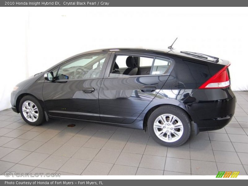 Crystal Black Pearl / Gray 2010 Honda Insight Hybrid EX