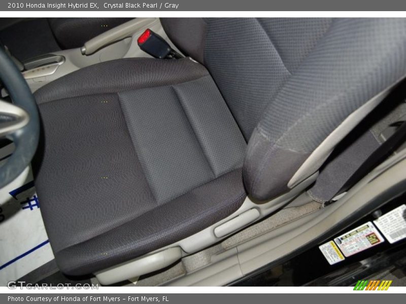 Crystal Black Pearl / Gray 2010 Honda Insight Hybrid EX