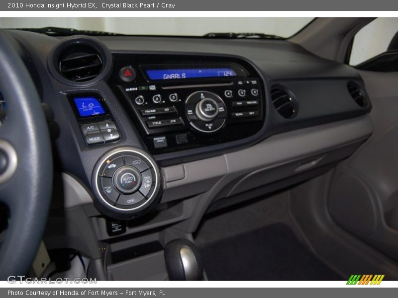 Crystal Black Pearl / Gray 2010 Honda Insight Hybrid EX
