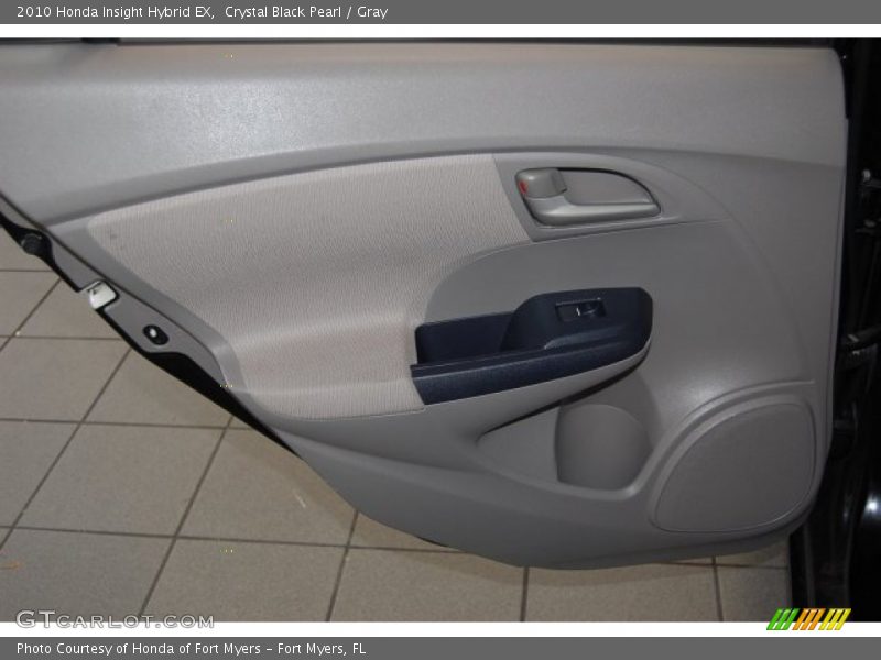 Crystal Black Pearl / Gray 2010 Honda Insight Hybrid EX