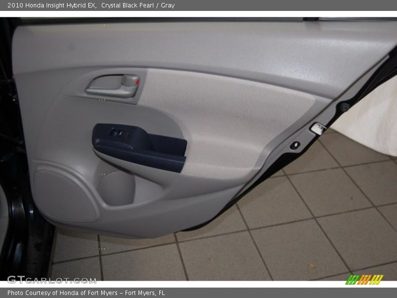 Crystal Black Pearl / Gray 2010 Honda Insight Hybrid EX