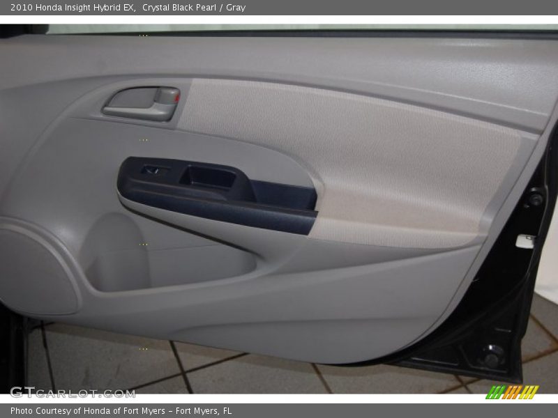 Crystal Black Pearl / Gray 2010 Honda Insight Hybrid EX