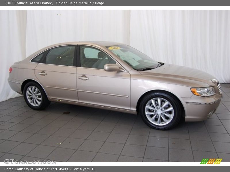 Golden Beige Metallic / Beige 2007 Hyundai Azera Limited