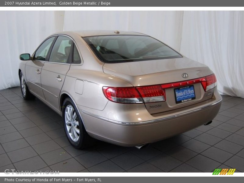 Golden Beige Metallic / Beige 2007 Hyundai Azera Limited