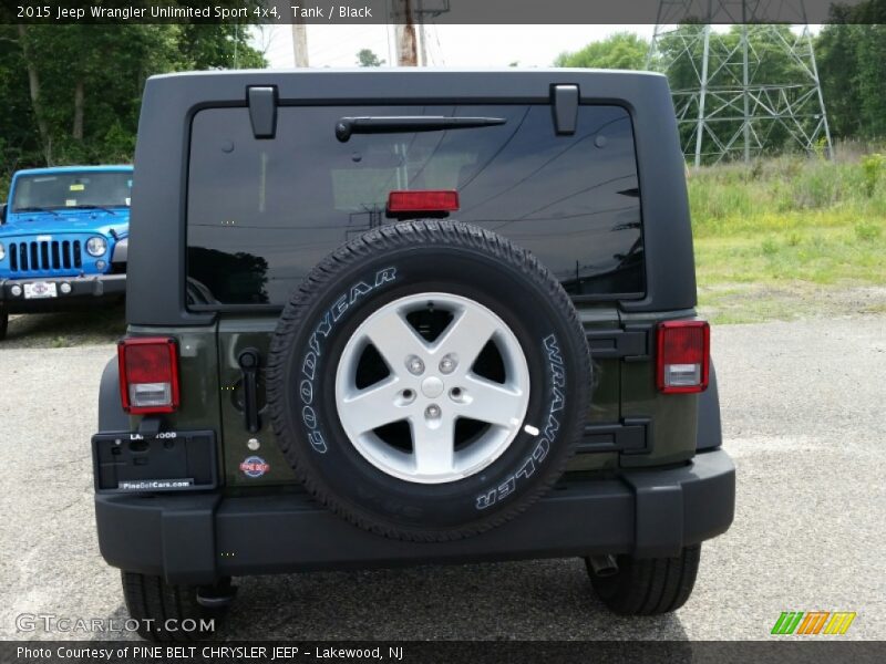 Tank / Black 2015 Jeep Wrangler Unlimited Sport 4x4
