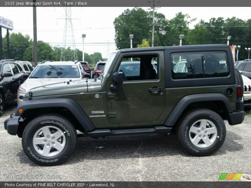 Tank / Black 2015 Jeep Wrangler Sport 4x4