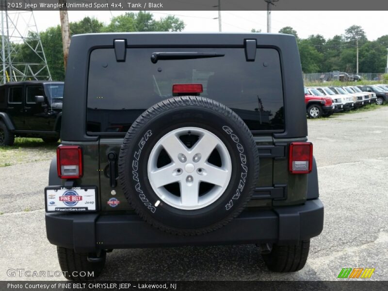Tank / Black 2015 Jeep Wrangler Unlimited Sport 4x4