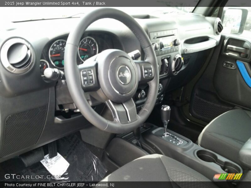 Tank / Black 2015 Jeep Wrangler Unlimited Sport 4x4