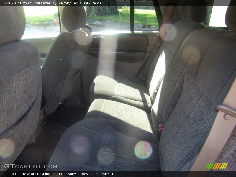 Victory Red / Dark Pewter 2002 Chevrolet TrailBlazer LS