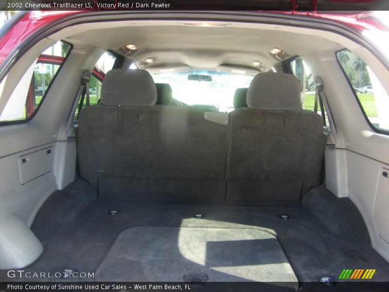 Victory Red / Dark Pewter 2002 Chevrolet TrailBlazer LS