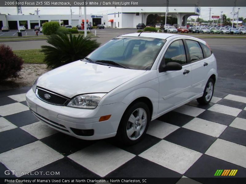 Cloud 9 White / Dark Flint/Light Flint 2006 Ford Focus ZX5 SES Hatchback
