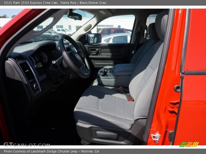 Flame Red / Black/Diesel Gray 2015 Ram 1500 Express Crew Cab