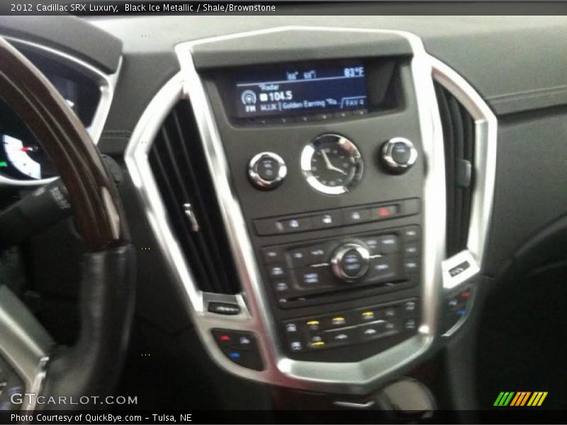 Black Ice Metallic / Shale/Brownstone 2012 Cadillac SRX Luxury