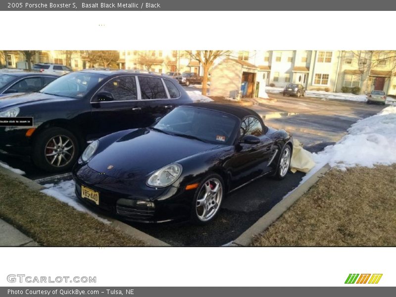 Basalt Black Metallic / Black 2005 Porsche Boxster S