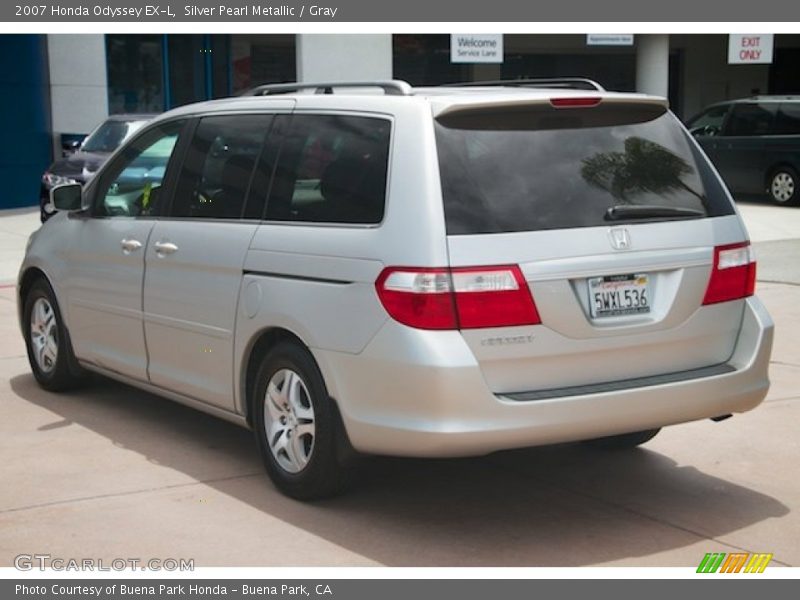 Silver Pearl Metallic / Gray 2007 Honda Odyssey EX-L