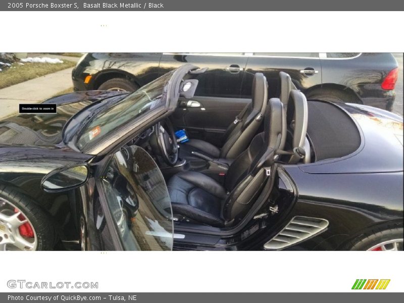 Basalt Black Metallic / Black 2005 Porsche Boxster S