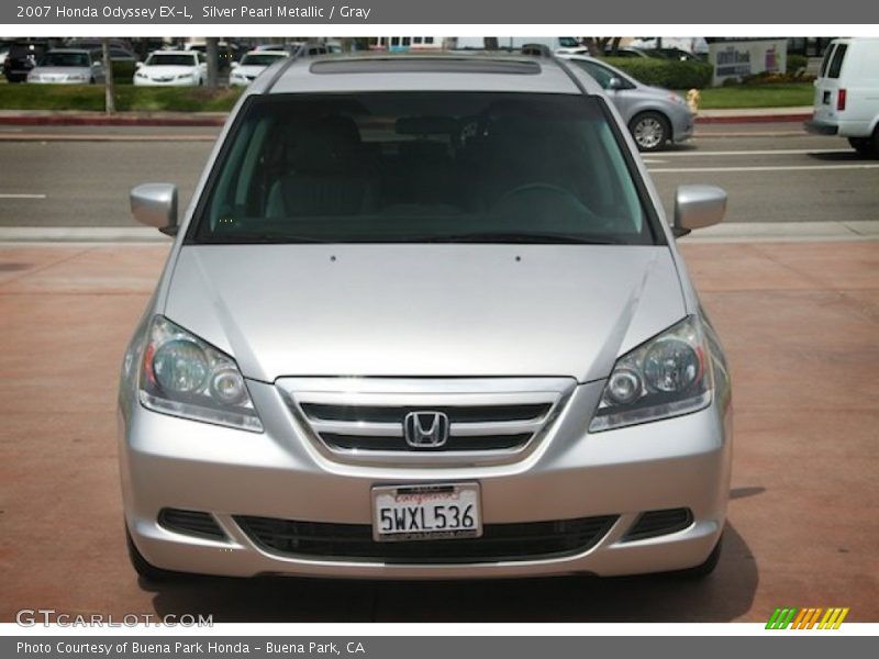 Silver Pearl Metallic / Gray 2007 Honda Odyssey EX-L
