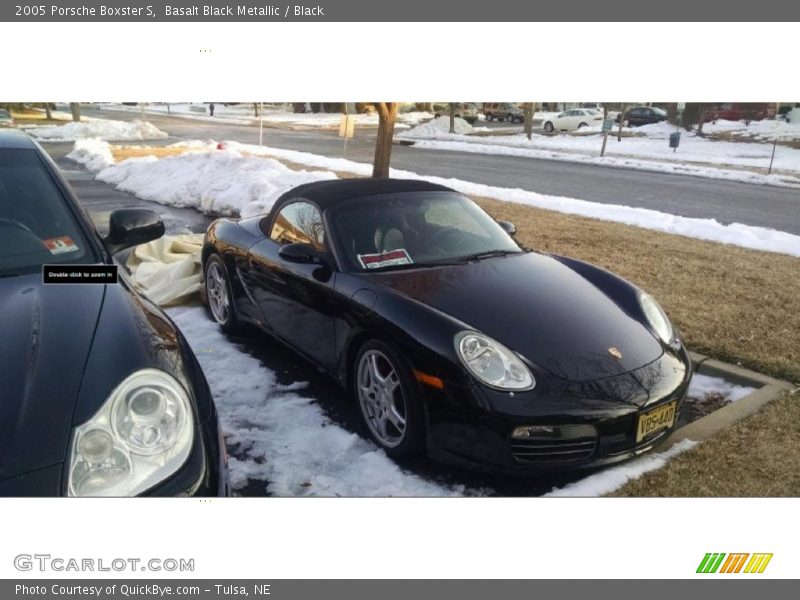 Basalt Black Metallic / Black 2005 Porsche Boxster S