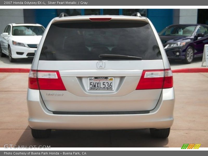 Silver Pearl Metallic / Gray 2007 Honda Odyssey EX-L