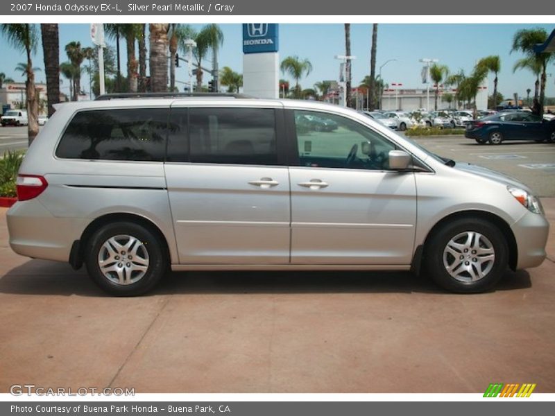 Silver Pearl Metallic / Gray 2007 Honda Odyssey EX-L