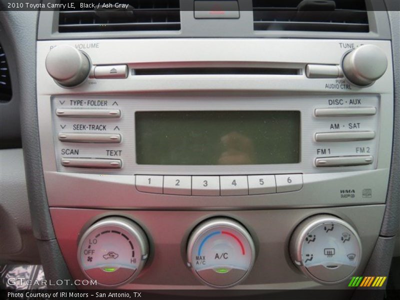 Black / Ash Gray 2010 Toyota Camry LE