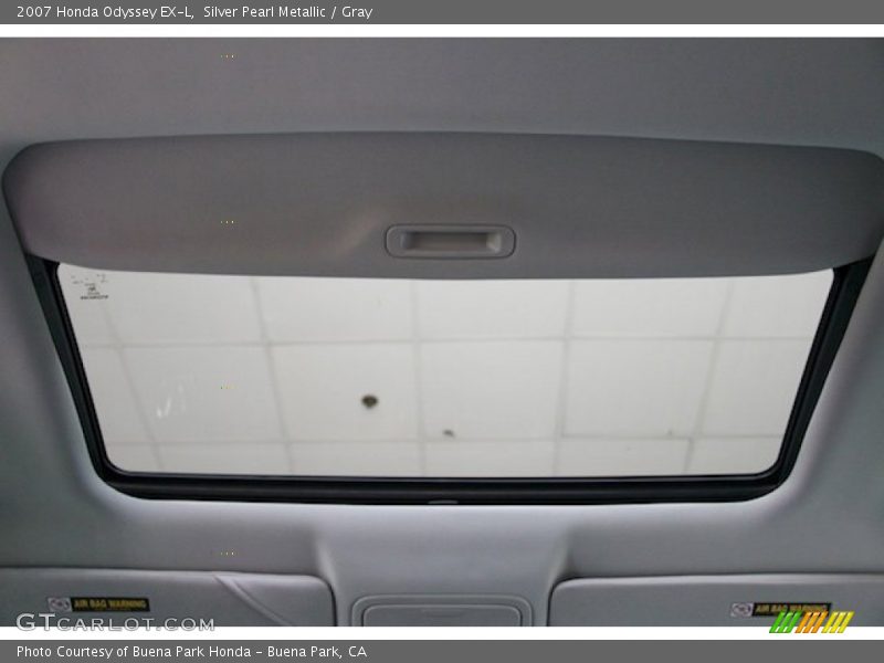Silver Pearl Metallic / Gray 2007 Honda Odyssey EX-L
