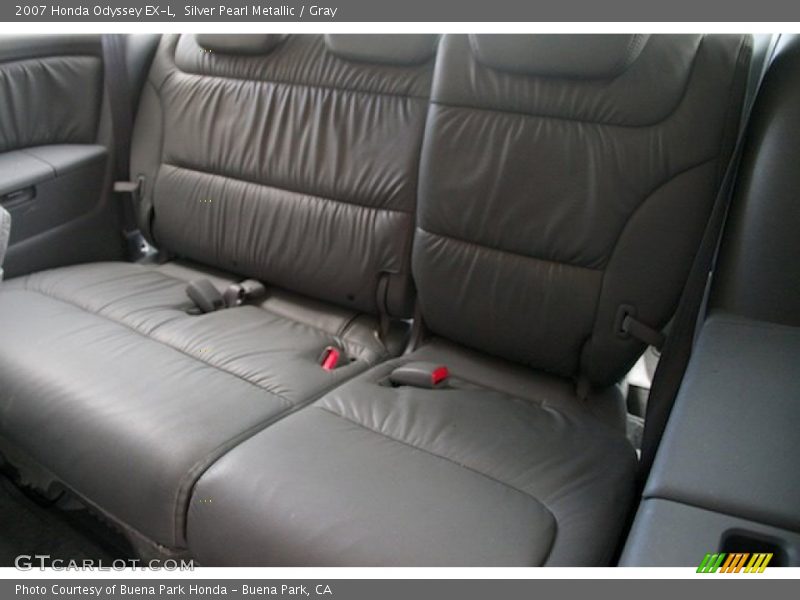 Silver Pearl Metallic / Gray 2007 Honda Odyssey EX-L